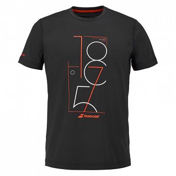 Babolat Exercise Graphic Tee Black